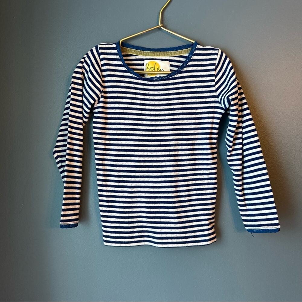 Mini Boden‎ pointelle long sleeve tee